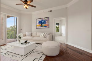 Living Room Virtually Staged