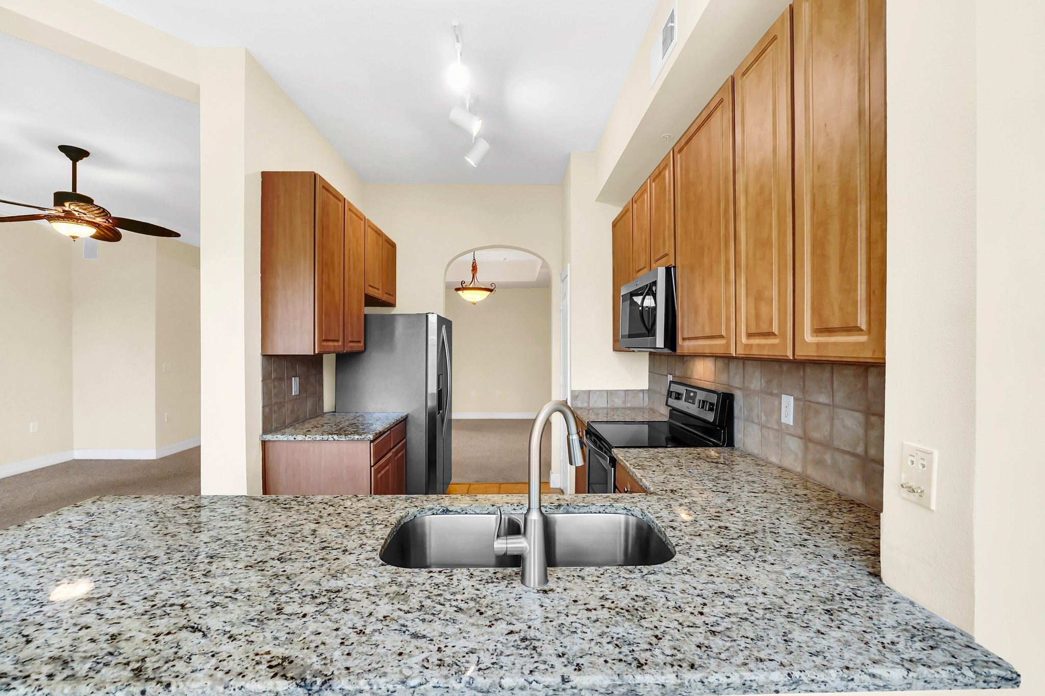 Kitchen with Granite Tops