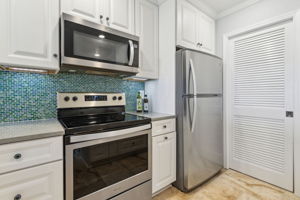 ...complemented by a stylish backsplash