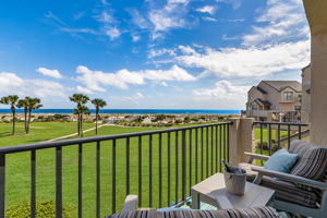 The balcony is a wonderful place for that morning cup of coffee ...