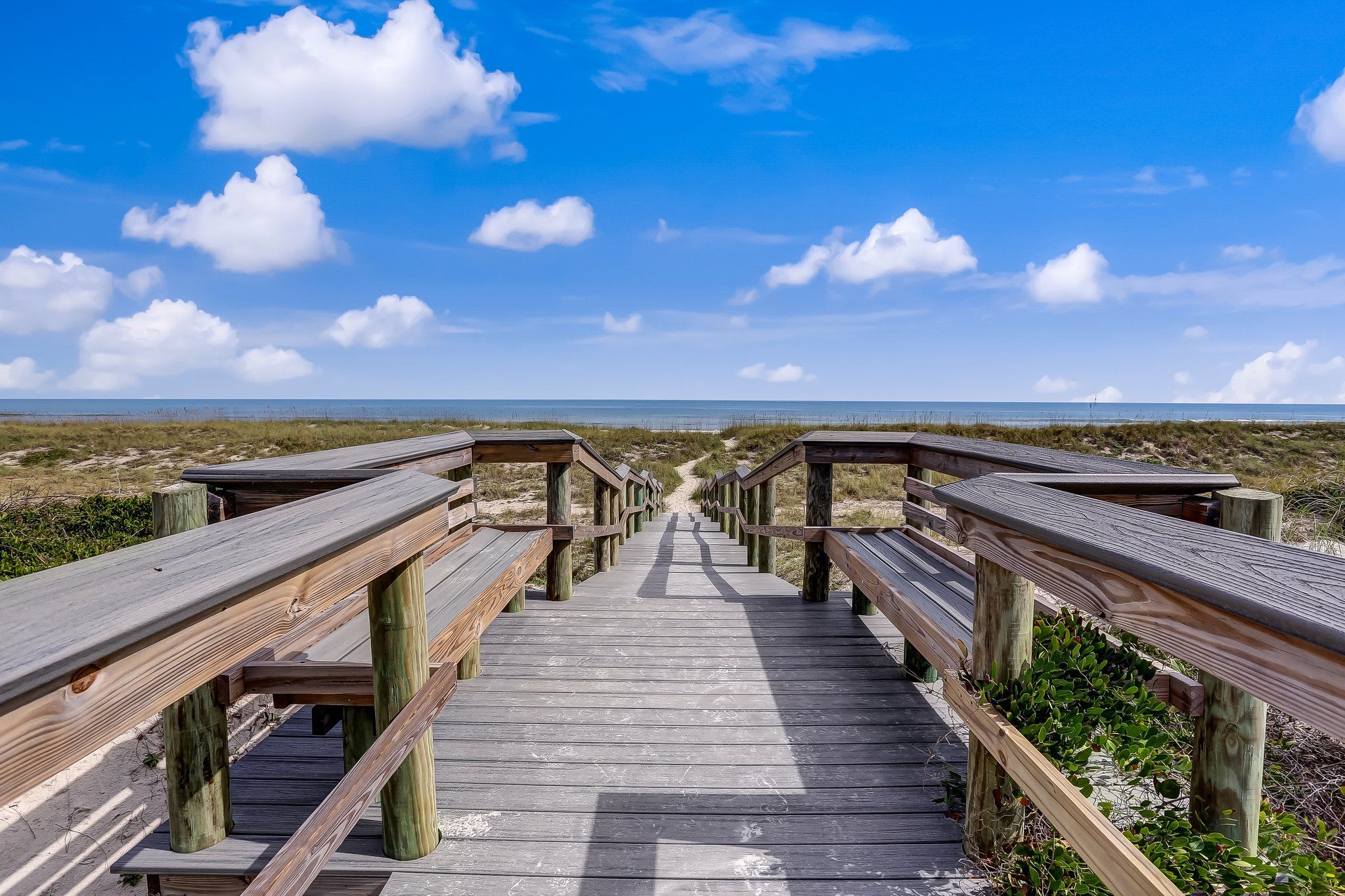 ...newly renovated with Trex decking and made stair-less, so trips to the beach are hassle free....