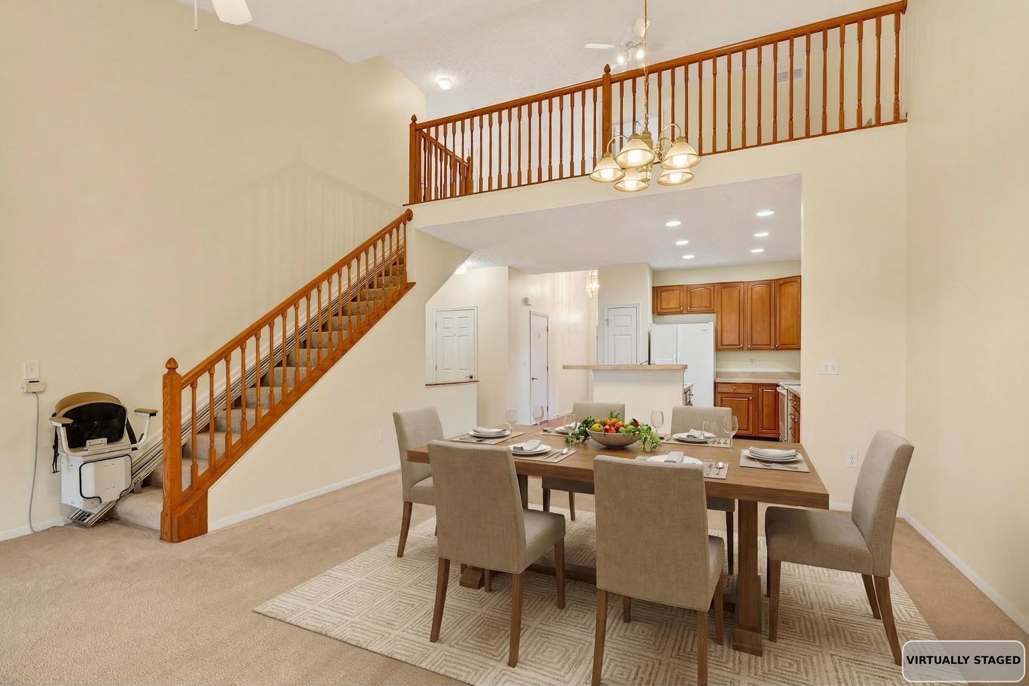 Dining Room Virtually Staged