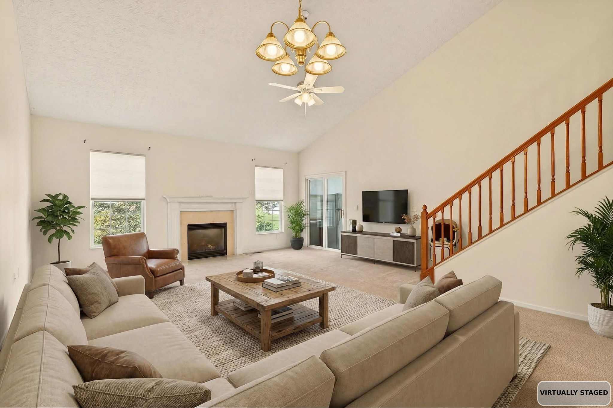 Living Room Virtually Staged 2