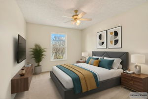 Bedroom Virtually Staged