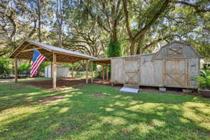 Large 20'x24' Carport and Storage Sheds