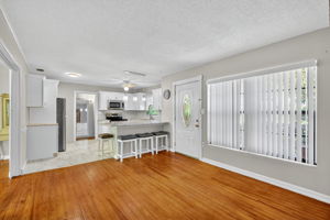 Kitchen and Living Room