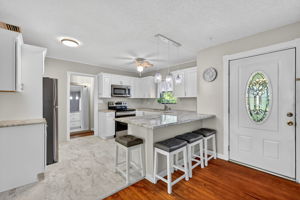 Foyer and Kitchen