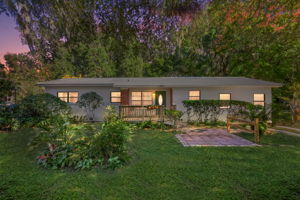 Twilight Front Elevation