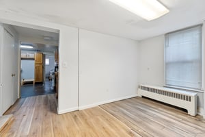 1st floor apartment dining/kitchen view 2 -furniture removed virtually