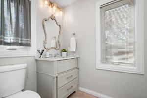 Remodeled main floor bathroom