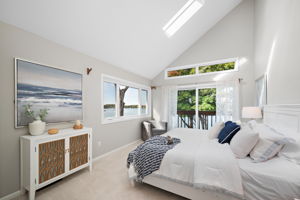 Primary bedroom with incredible views!