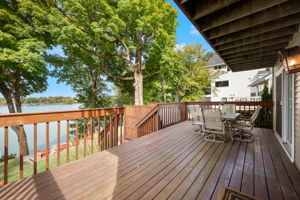 Inviting deck to savor your views