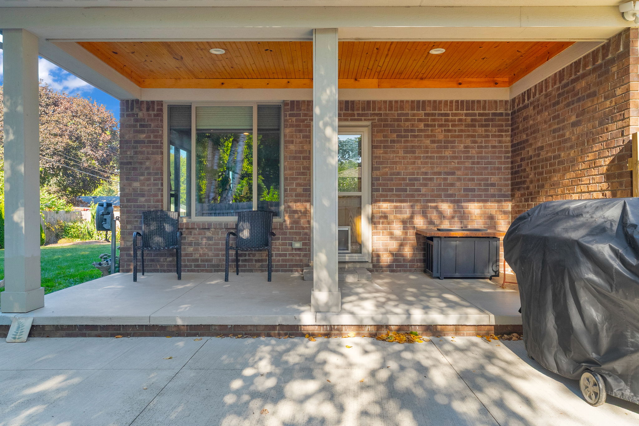 covered back porch