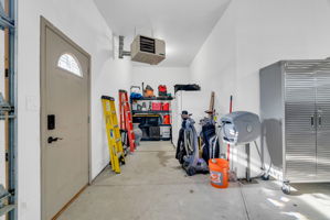 Heated and insulated garage