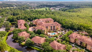 Aerial view of Mirasol Community - Condo is located on the Canal!