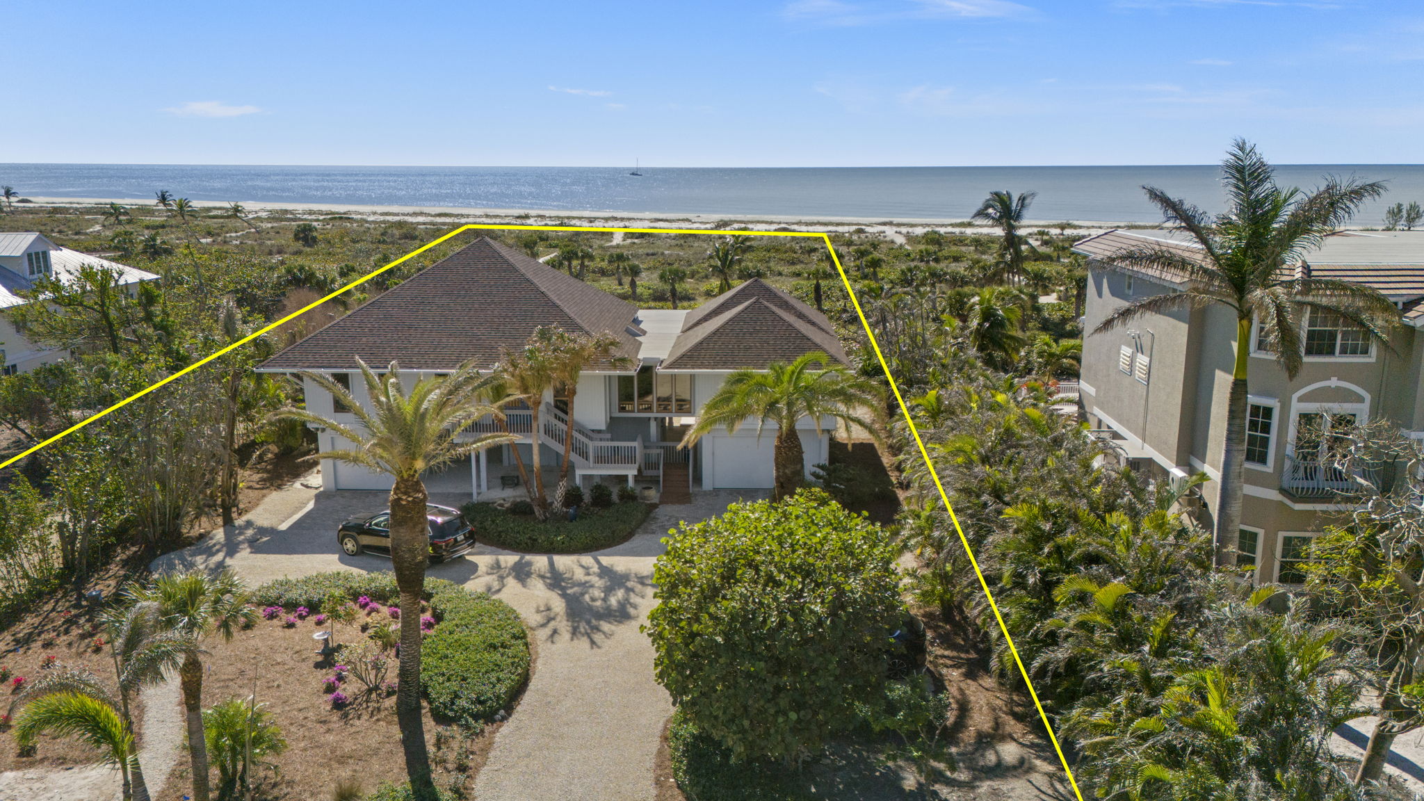 Aerial Front Exterior -Lot Lines