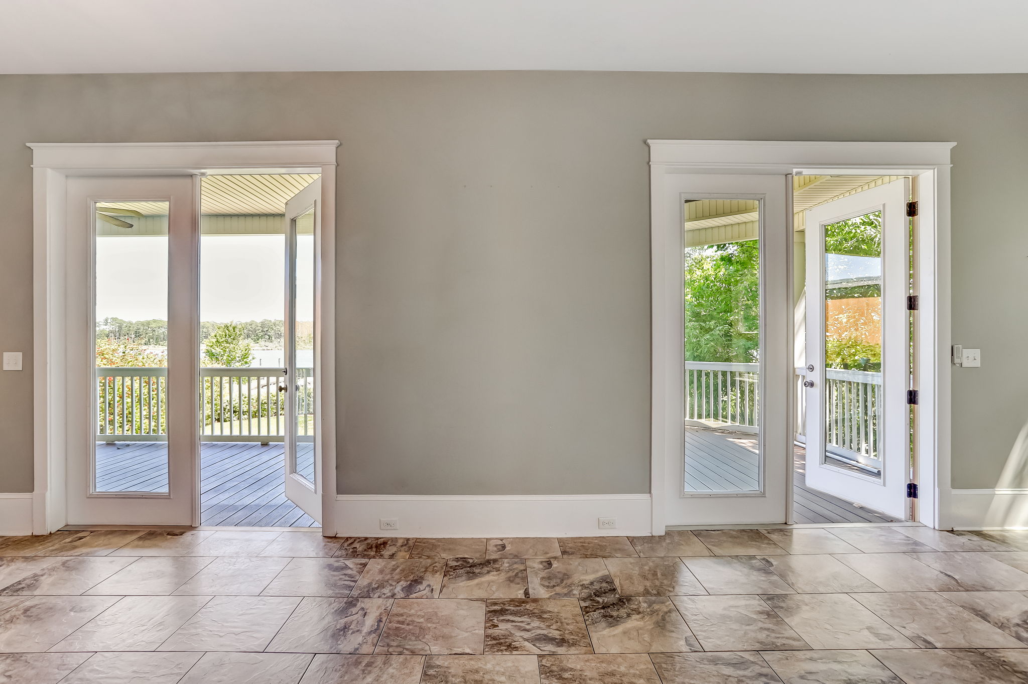 French Doors to Backporch