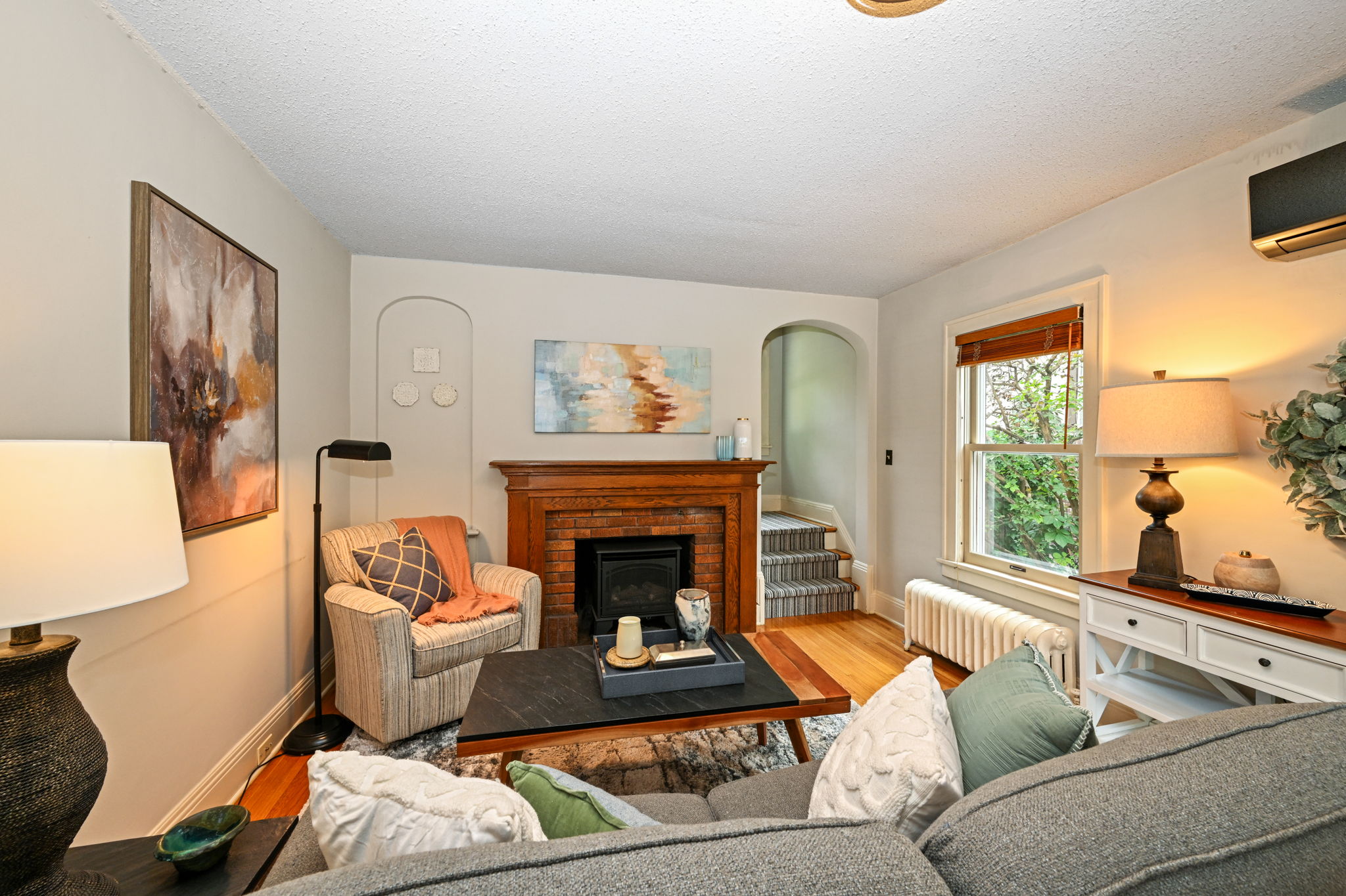 Living Room - Access to Upper Level