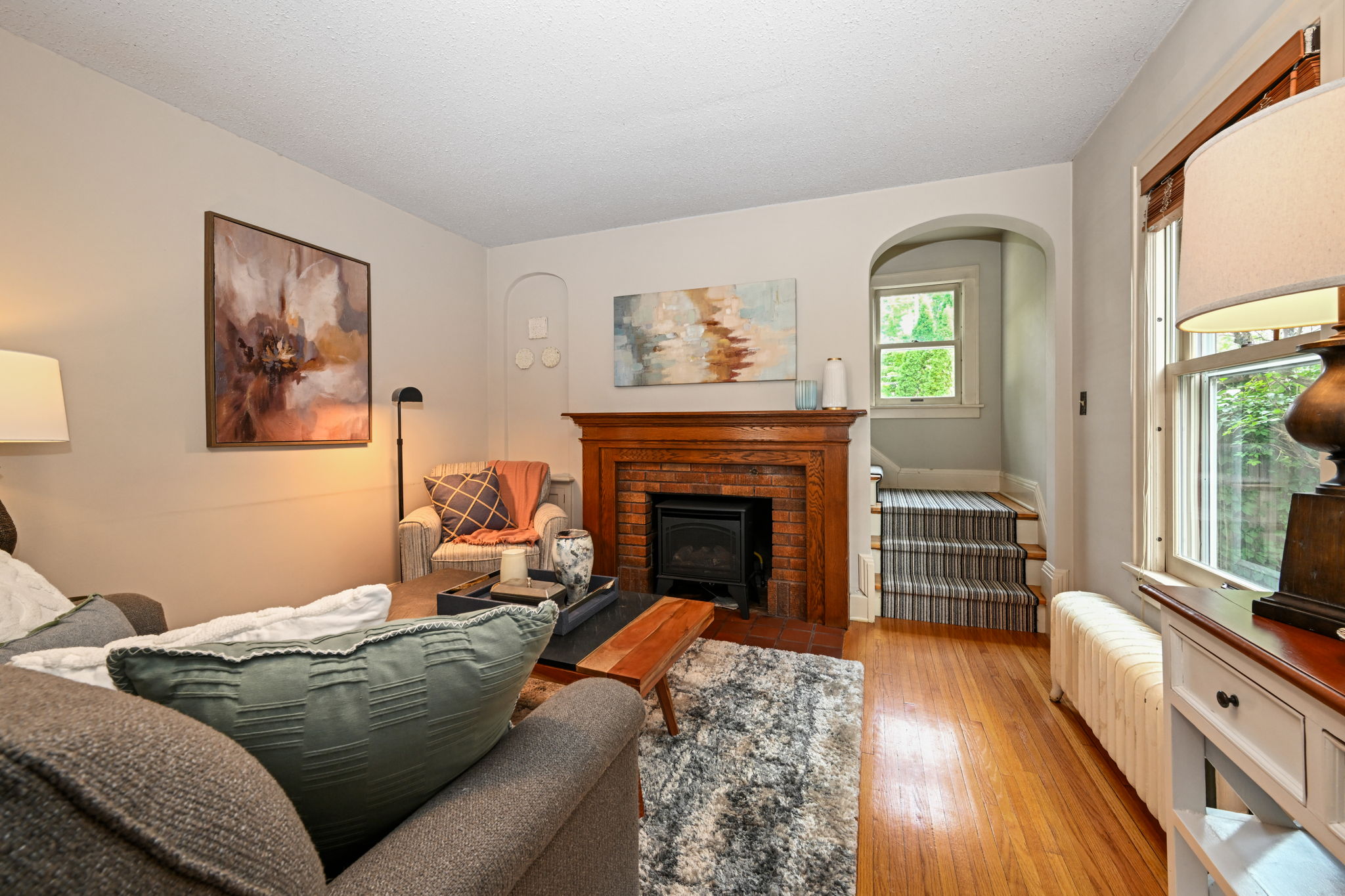 Living Room - Access to Upper Level