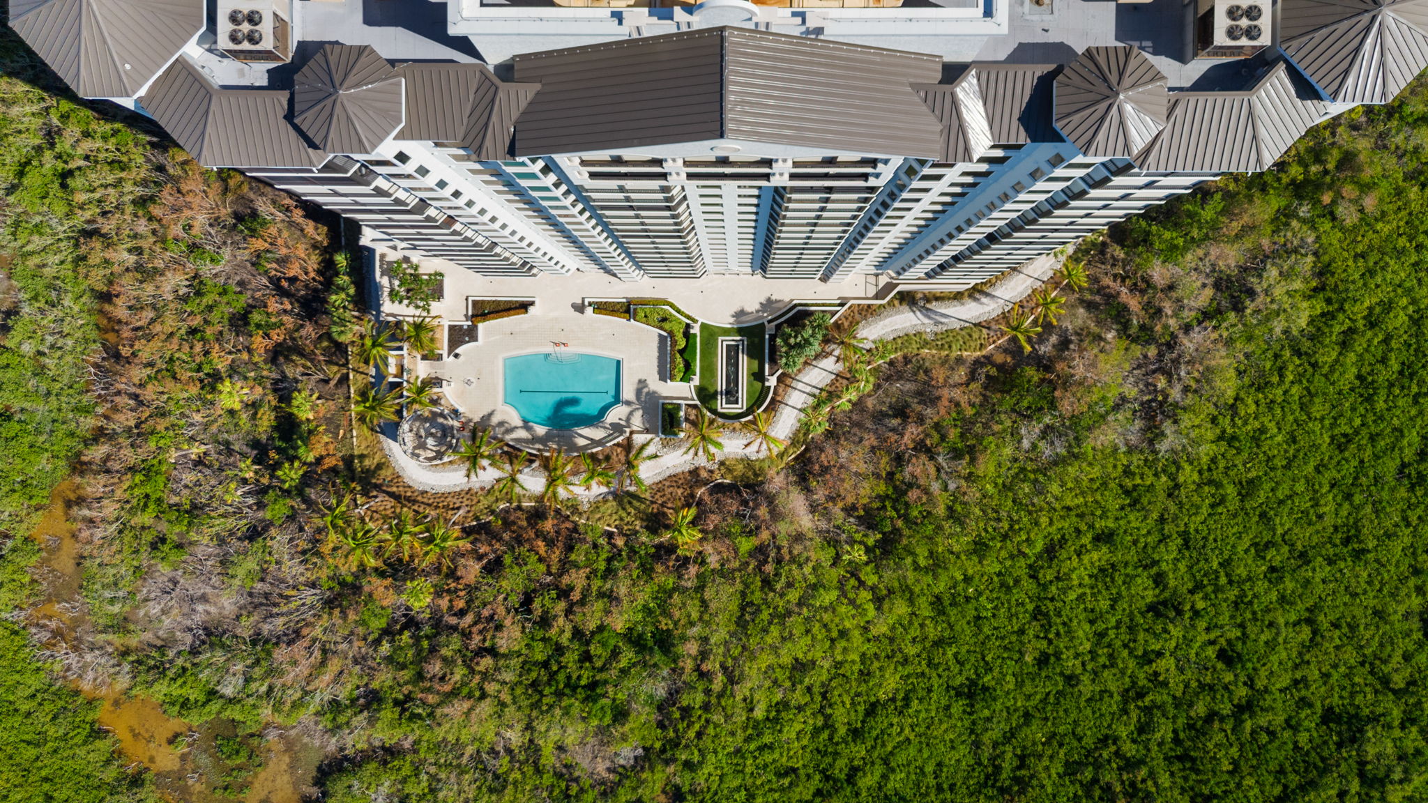 Aerial Overview/Swimming Pool