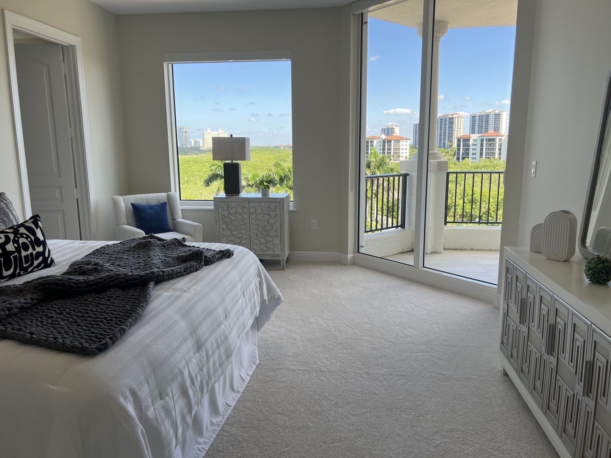 Guest Bedroom 1 with private balcony