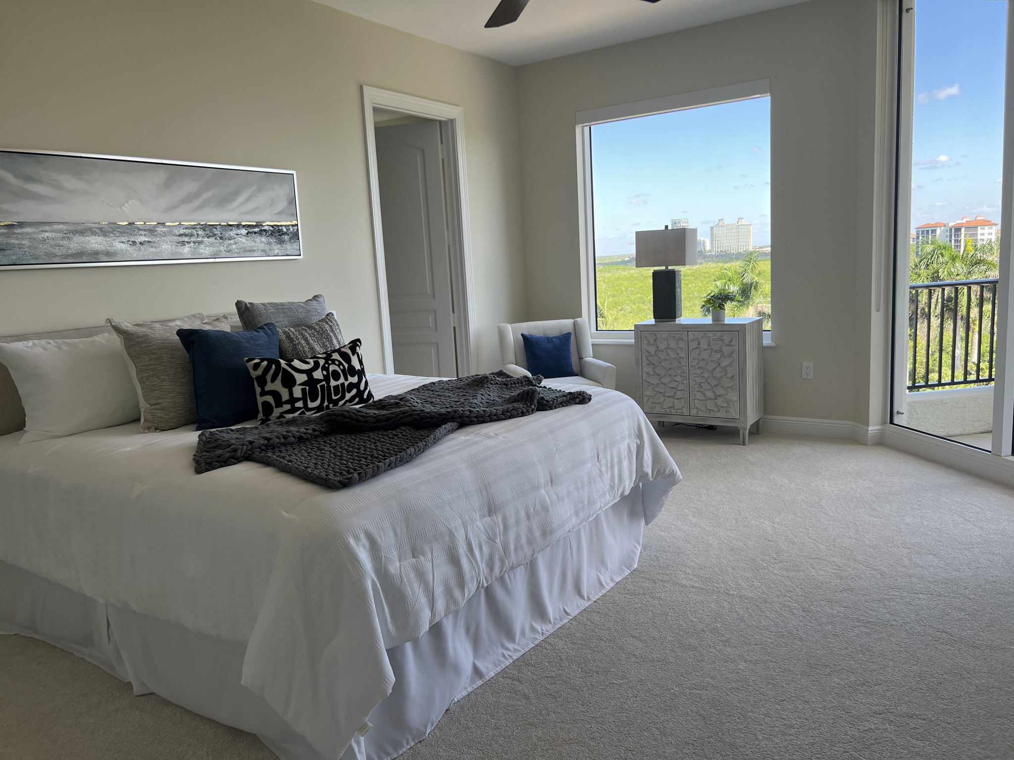 Guest Bedroom 1 with private balcony