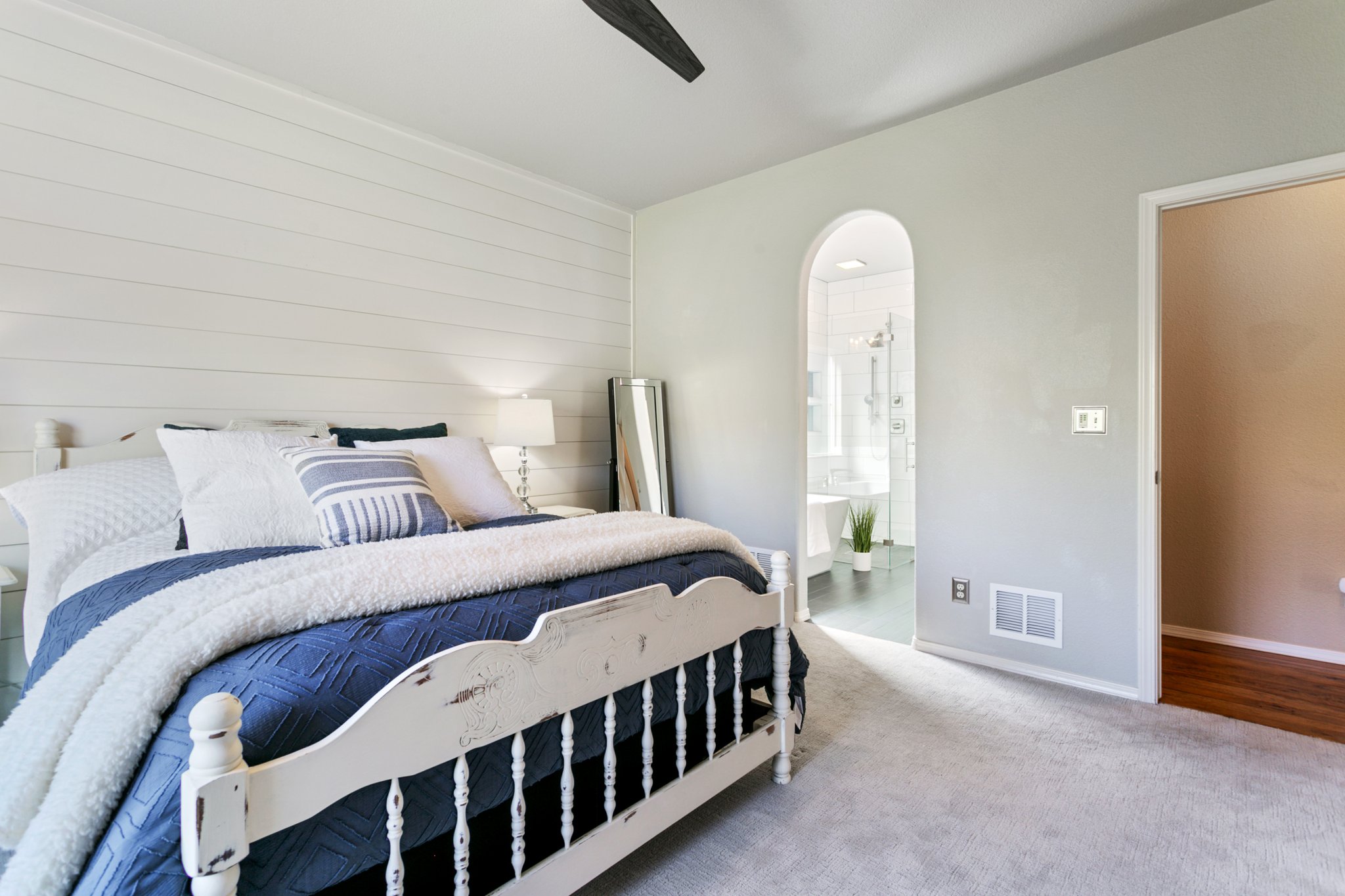 Master Bedroom With Accent Wall