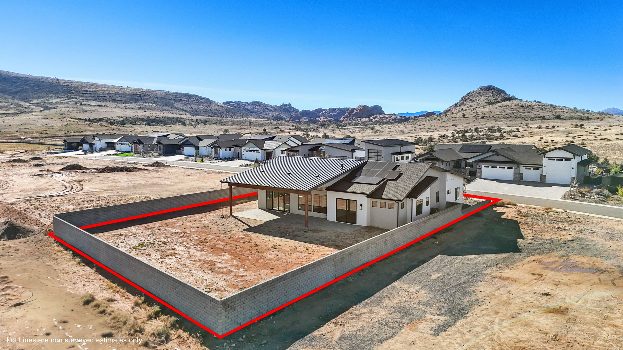 Aerial Back (2) Lot Lines