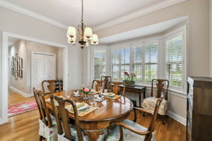 Sunny dining room