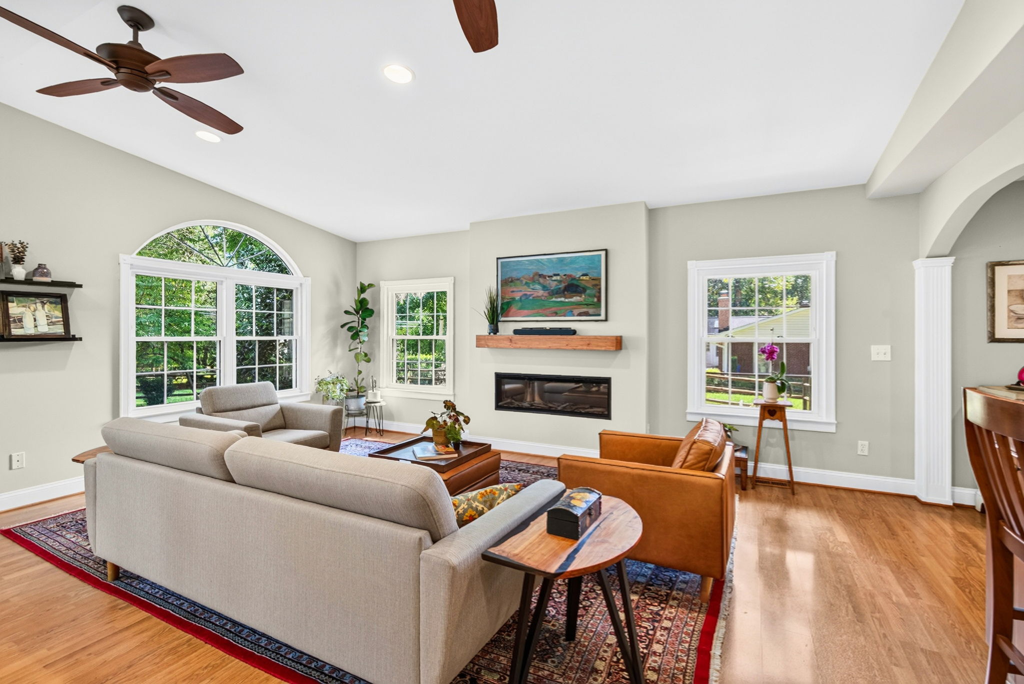 Tons of natural light!