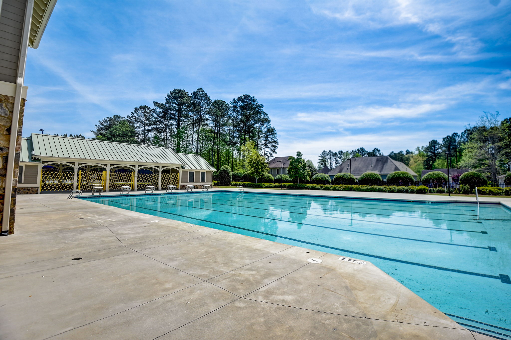 Bentwater Amenities - Main Clubhouse Pool (Covered in the Winter - Swim Teams practice here)