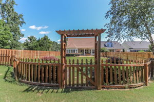Lovely Courtyard Fence