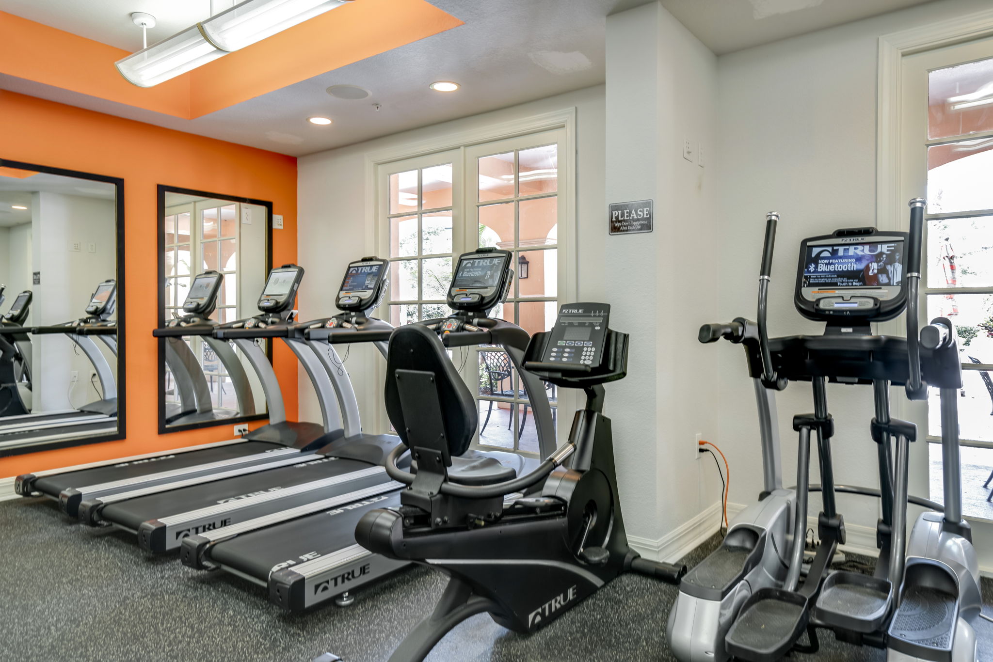 24-hour resident fitness center
