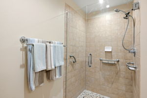 Guest Bathroom with Walk-In Shower