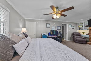 Den Currently Being Used as Bedroom