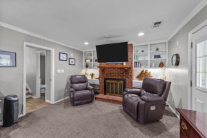 Den Currently Being Used as Bedroom