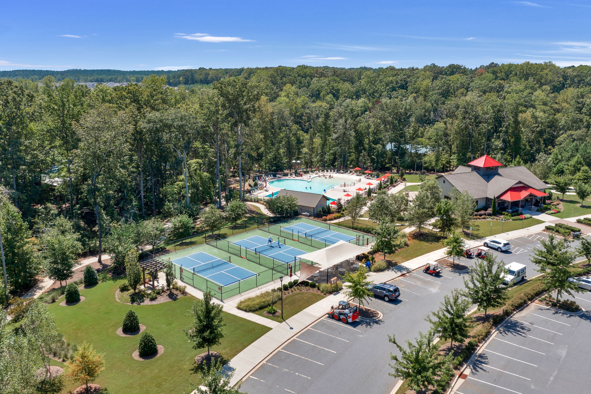 Resort-Style Community Amenities including pickleball, tennis, clubhouse, activity director, fitness center and much more!
