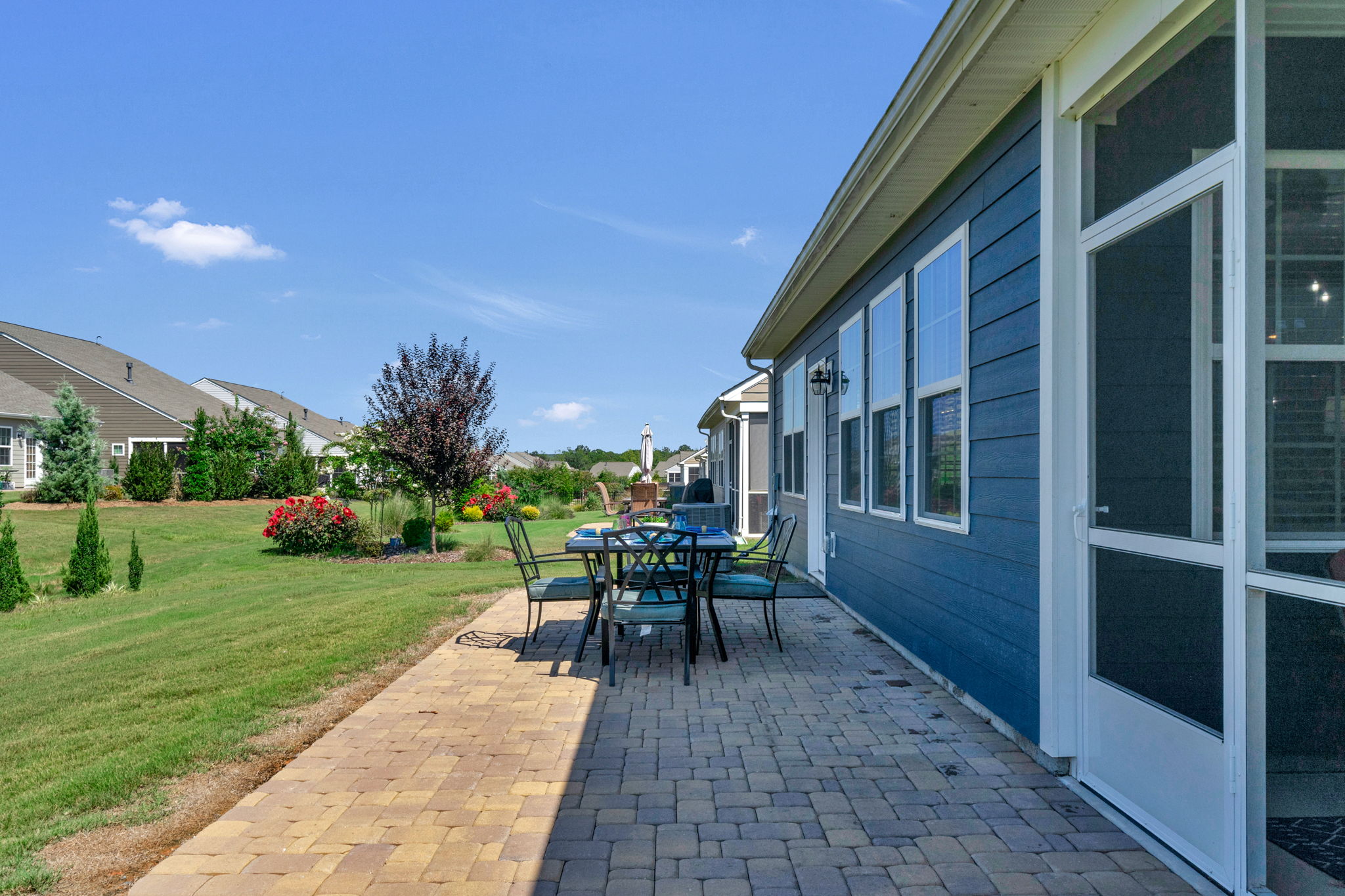 Back patio for entertaining