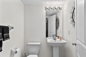 Convenient Powder Room on main floor