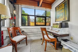 Home Office with Industrial Detail