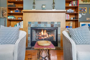 Living Room with Gas Fireplace