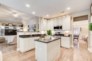 21 Kitchen B w LR + Dining