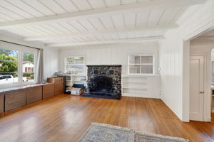 The living room.