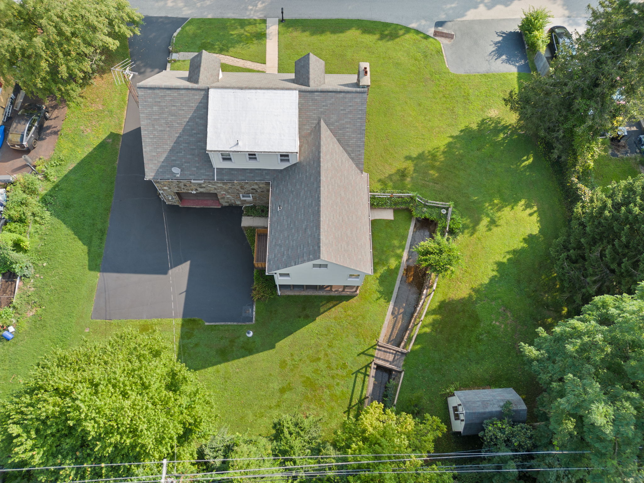 Back View Aerial