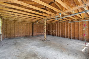 Interior of Detached Garage