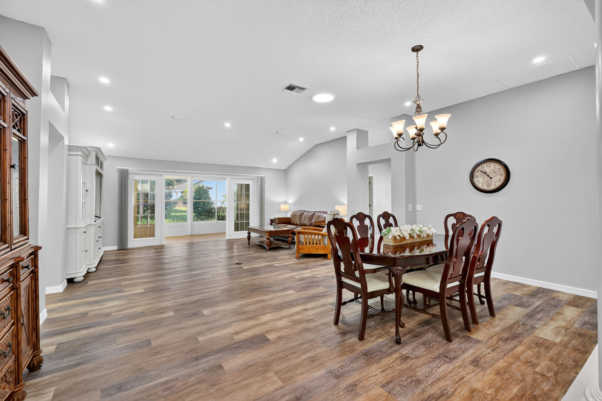 Dining and Living Rooms