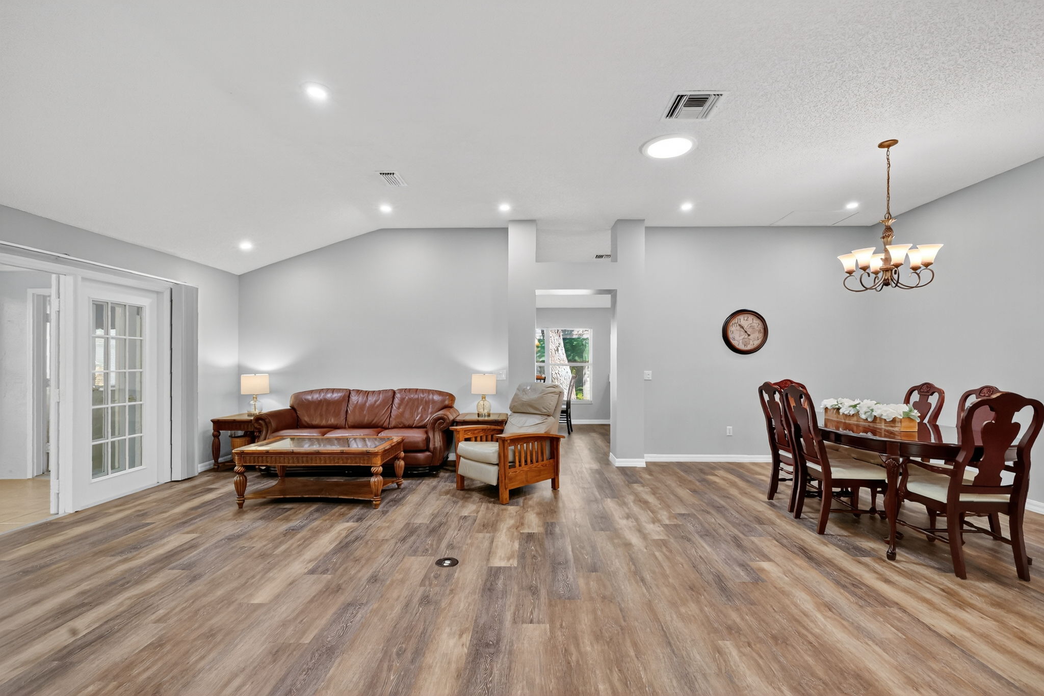Dining and Living Rooms