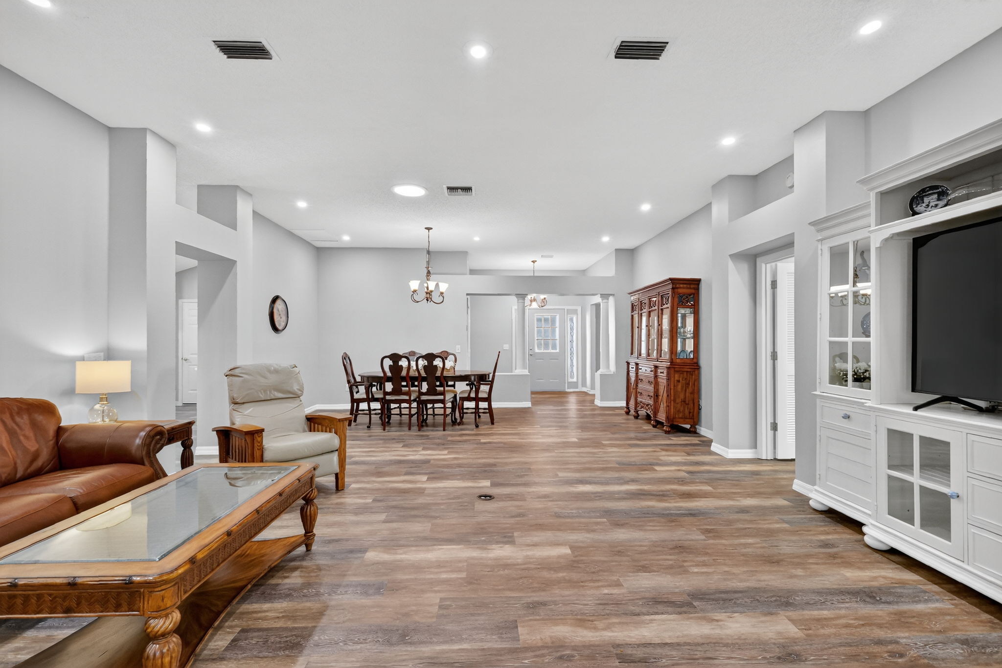 Dining and Living Rooms
