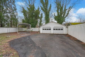 Detached Garage & Carport