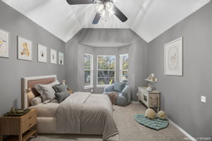 Virtually Staged Bedroom